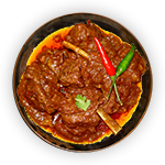 South Indian Garlic Chilli  Lamb 