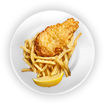 Fish & Chips (1piece) 