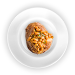 Baked Potato With Baked Beans 