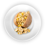 Baked Potato With Chicken & Sweetcorn 